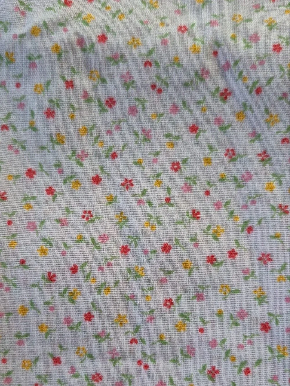 Pink Patterned Fabric Remants Set - Floral, Gingham & Dotted Styles